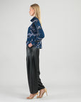 Ultra Cozy - Tipped Hem Sweater Top - Rose Sketch