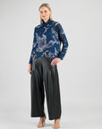 Ultra Cozy - Tipped Hem Sweater Top - Rose Sketch