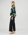 Cozy Knit - Textured Tipped Hem Sweater Top - Butterfly Orchid