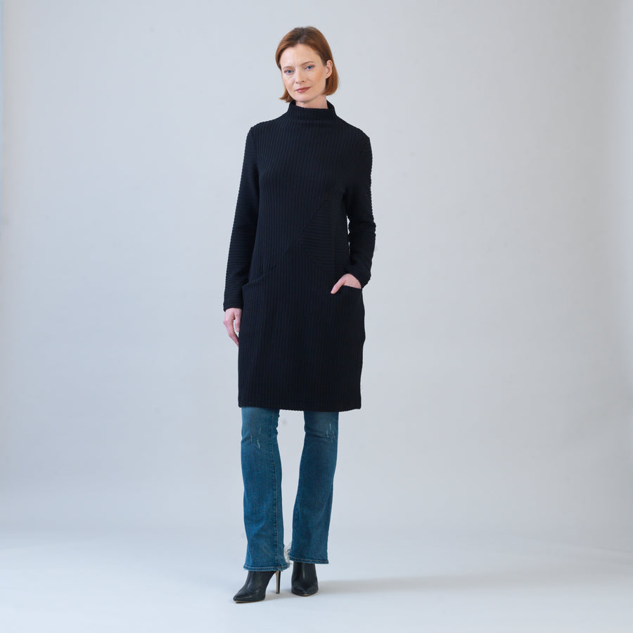 Womens Black Tunic Sweater Dress Womens Black Tunic Sweater Dress