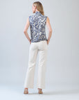 Butter Knit - Mock Neck Box Tank - Python Scale - Final Sale!
