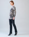 Side Twist Tunic - Striped Zebra - Final Sale!