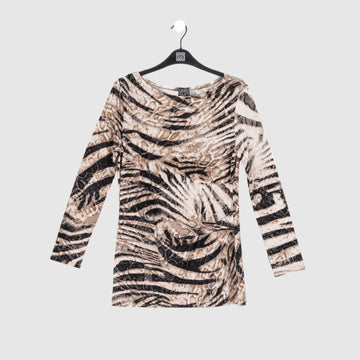 Side Twist Tunic - Striped Zebra - Final Sale!