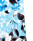 Tie Cuff Asymmetrical Vent Tunic - Floral Petal - Final Sale!