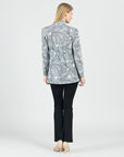 Pleated Knit - Drape Tunic Cardigan - Artistic Leaf - Final Sale!
