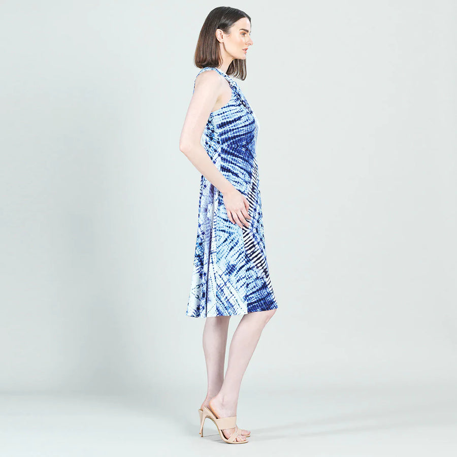 Grecian Halter Swing Dress - Acid Wash - Final Sale! – Clara Grecian Halter Swing Dress - Acid Wash - Final Sale! – Clara