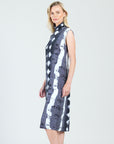Mock Neck Midi Sheath Dress - Diamond Grey-Scale - Final Sale!