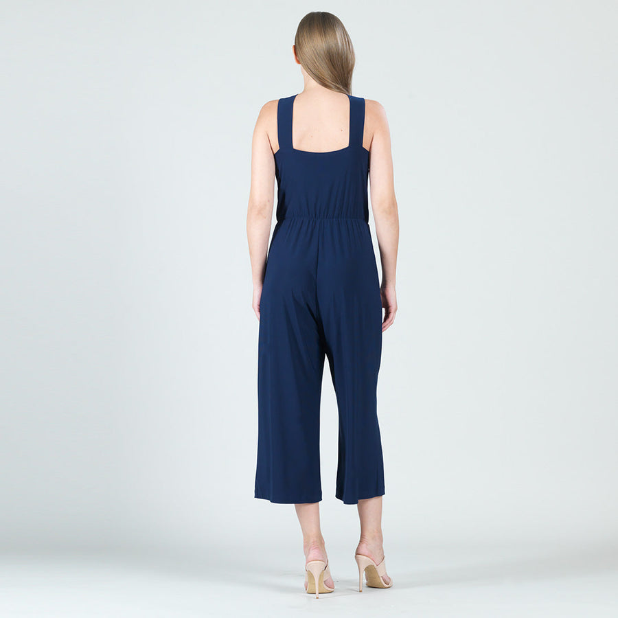 Grecian Halter Pocket Jumpsuit - Navy - Limited Sizes!