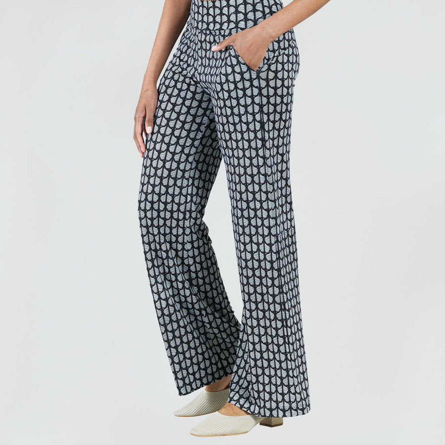 Wide Leg Pocket Pant - Geo Striped - Final Sale!