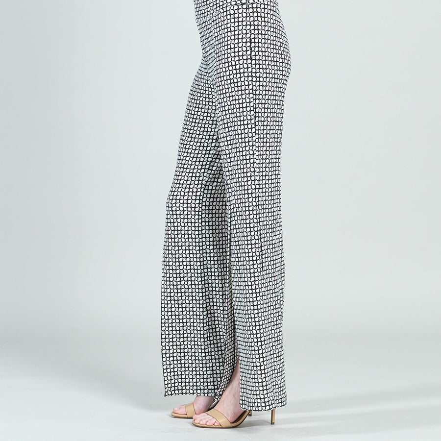 Kick Front High Slit Pant - Chain Ring