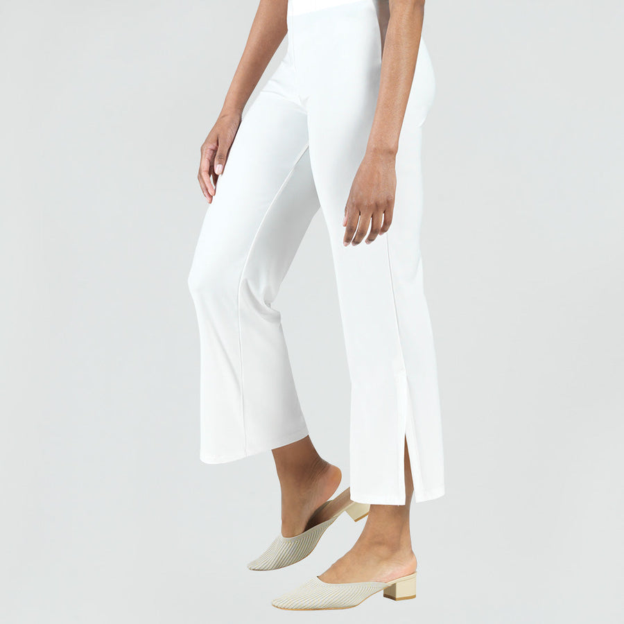 dress pants with side slits Levmjia Women High Waisted Dress Pants with Pockets Casual Slim Fit Bootcut Trousers with Side Slit Work Office Chic Long Pants
