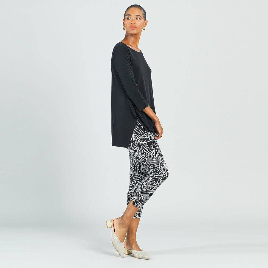 Parachute Hem Tunic - Black