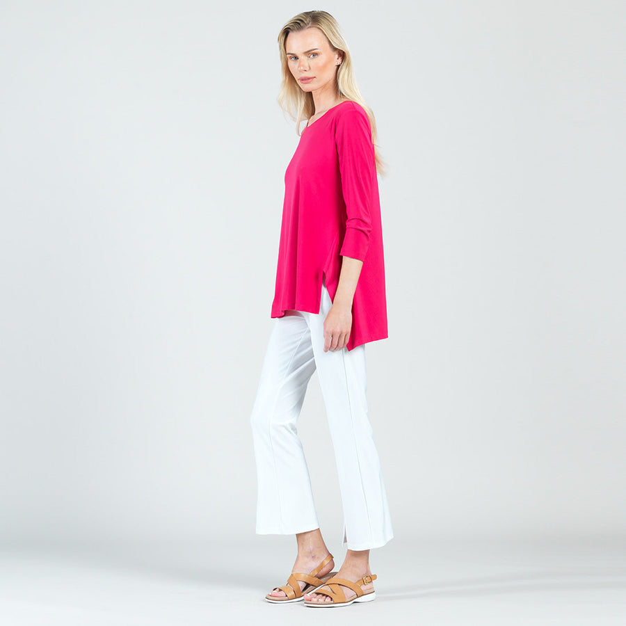 Parachute Hem Tunic - Hot Pink