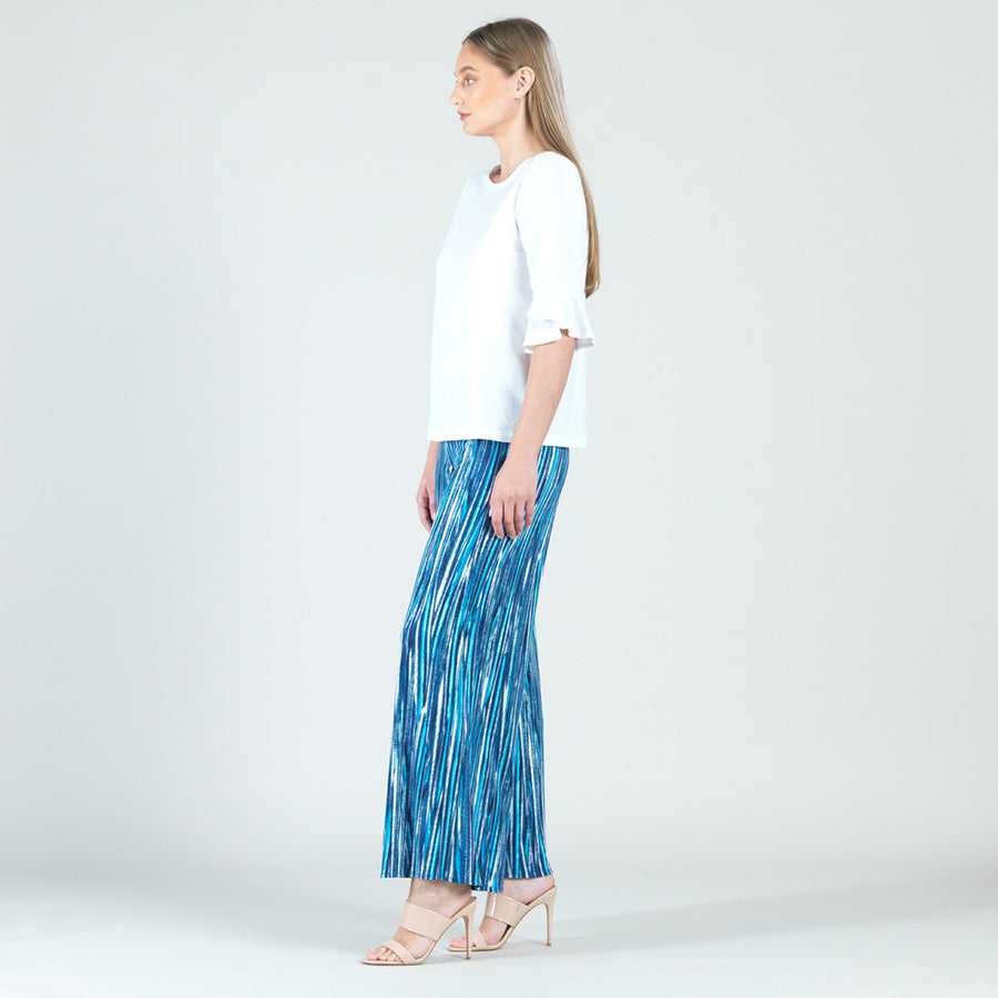 Peach Knit - Tulip Cuff Back Tie Top - White - Final Sale!