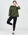 Cozy Texture - Vented Sweater Tunic - Olive Leaf - Final Sale!