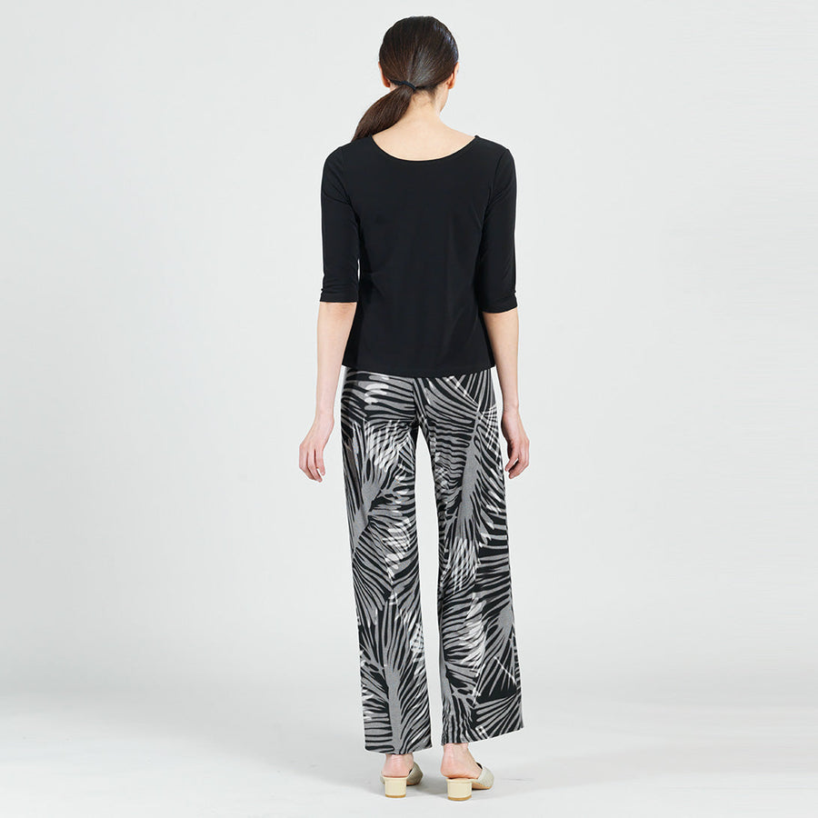 Reversible Twist Cut Out Top - Black