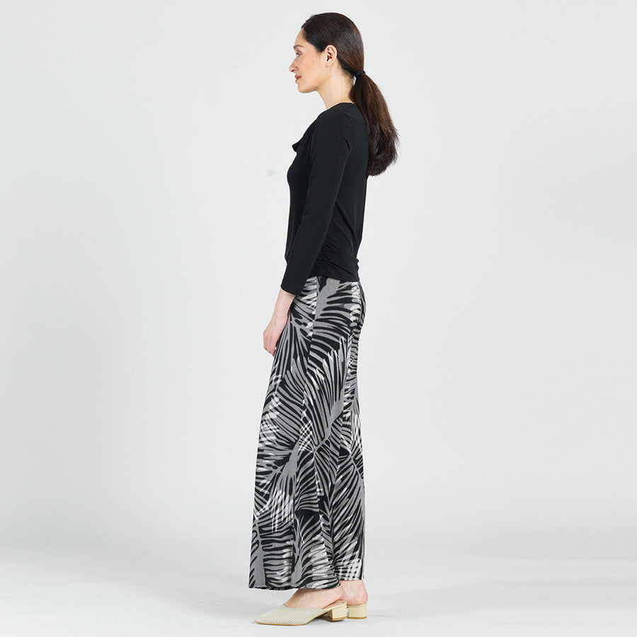 Cowl Neck Side Ruched Top - Black