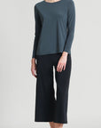 Signature Crew Neck Top - Charcoal - Final Sale!