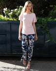 Side Cinched Flounce Sleeve Top - Rose - Final Sale!