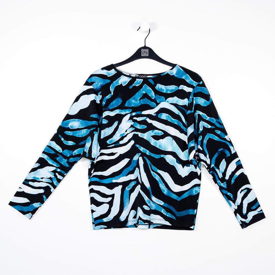 Dolman Sleeve Top - Geo Zebra - Final Sale!