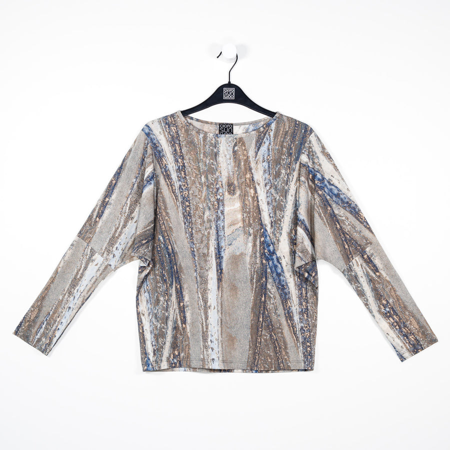 Dolman Sleeve Top - Python Taupe - Final Sale!