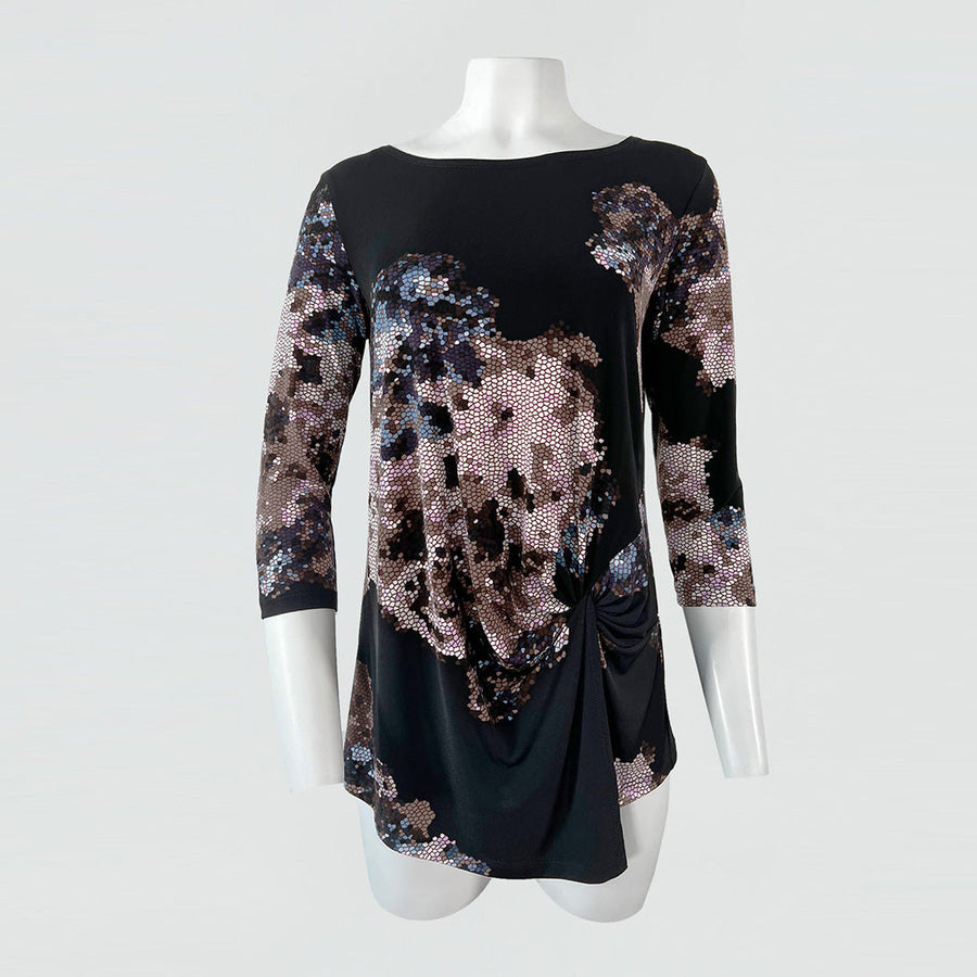 Side Tie Tunic - Mosaic Gem - Final Sale!