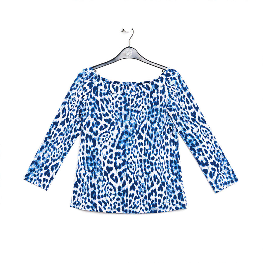 Off The Shoulder Top - Baby Cheetah - Final Sale!