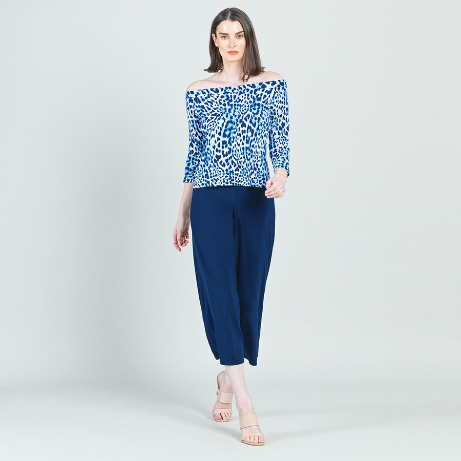 Off The Shoulder Top - Baby Cheetah - Final Sale!