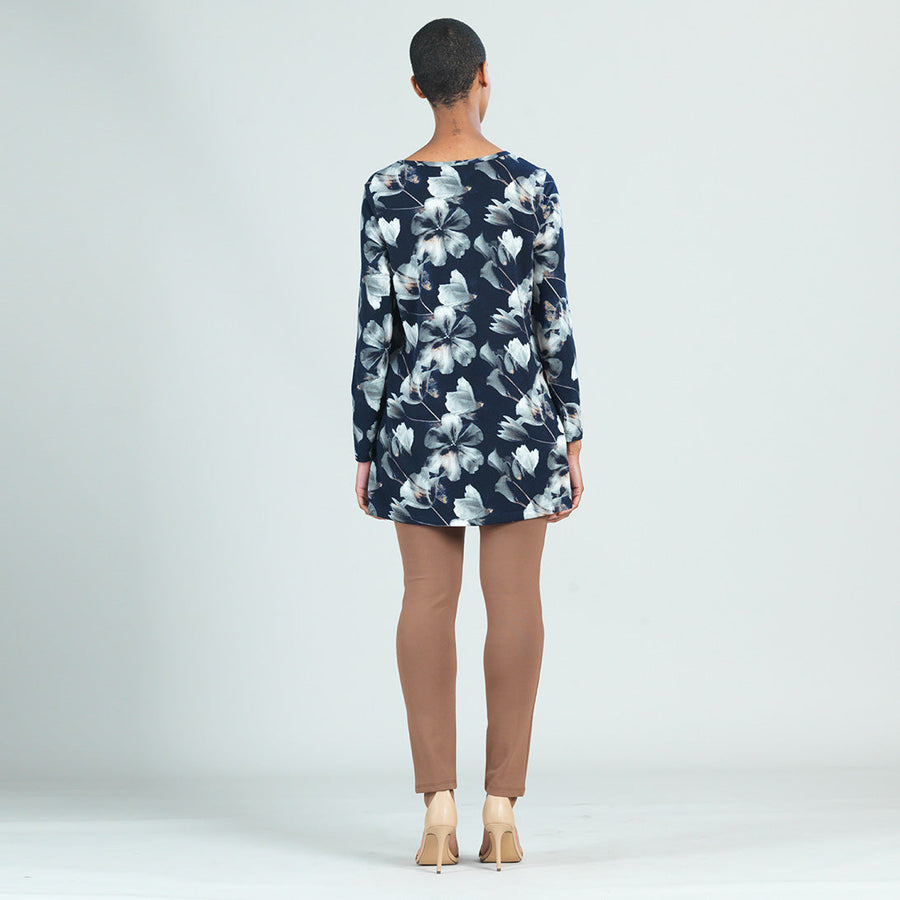 Lightweight Sweater Tunic - Fall Floral- Final Sale!