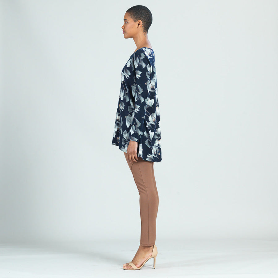 Lightweight Sweater Tunic - Fall Floral- Final Sale!