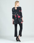 Back Square Cut Out Tunic - Floral Flake - Final Sale!