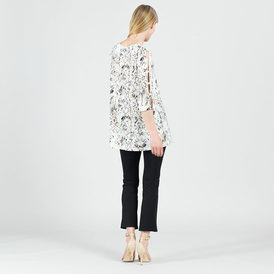 Ladder Sleeve Tunic - Python - Final Sale!